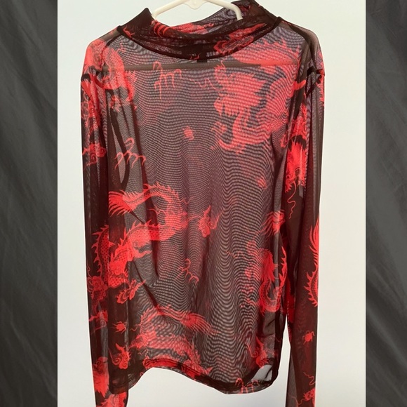 Fashion Nova Mesh top - Picture 2 of 3